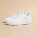 Simple White Lace Up Casual Low Cut Flat Shoes For Both Men And Women_vogvips.com