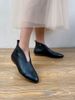 2025 Spring And Autumn New Fashion Solid Color Set Foot Forest Women's Lazy Pointed Flat Casual Single Shoes_vogvips.com