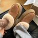 Amanuo Genuine Leather Thick-Soled Sheepskin Snow Boots For Women Winter 2025 Warm Short Cotton Shoes Comfortable_vogvips.com