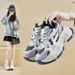 Ins Korean Style New Dad For Women 2025 Spring Student Sports Running Casual Shoes Thick Sole Height Increasing FB9962_vogvips.com