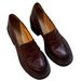 Sheepskin Version Lan Cabinet Thick Sole Chunky Heel Loafers For Women Petite Height Increasing Slip On Simple_vogvips.com