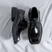 2025 Summer Square Thick-Soled Leather For Men, Unique Design, Big Toe Shoes, Height-Increasing British Business Formal_vogvips.com