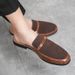 Outdoor Breathable Half For Men Slide Slipper Brand Designer Mens Casual Shoes Italian Loafers Big Size 38-48_vogvips.com