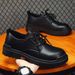 European Warm Series Douchuan Spring New Martin Men's British Style Black Ankle Boots Versatile Casual Low-top Trendy Leather Shoes_vogvips.com