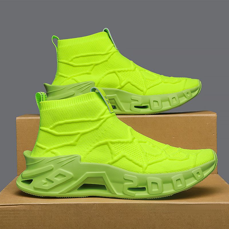 Men's Outdoor Sports Shoes - High-Top Sports Shoes Are Novel And Fashionable, Non-Slip And Durable, Suitable For All Seasons, Versatile Sports Shoes_vogvips.com