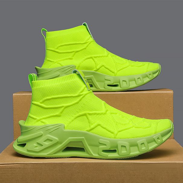 Men's Outdoor Sports Shoes - High-Top Sports Shoes Are Novel And Fashionable, Non-Slip And Durable, Suitable For All Seasons, Versatile Sports Shoes_vogvips.com