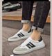 Dexun Men's Invisible Inner Height Increase Comfortable Lace-up Board Shoes Leather Business Casual Beef Tendon Soft Sole European_vogvips.com