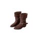 Suede Western For Women 2025 New Autumn Northwest Style Slouch With Belt Buckle Pointed Toe Chunky Heel Travel Boots_vogvips.com