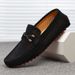 British Style Men's Small Leather Shoes, Large Size, Slip-On Lazy Shoes, Breathable Hollow Out Loafers For Summer And Au_vogvips.com