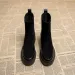 Short Shoes For Woman Black Women's Ankle Boots Sock Footwear Combat Booties Very High Heels Suede Punk Style Heeled_vogvips.com