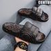 Men's Summer Coconut 46 For Outdoor Wear, Thick Non Slip, Casual, Easy To Step On, Sporty, Soft Sole, Large Size, Cool_vogvips.com