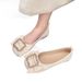 2025 Spring New French Style Bowknot Flat Shoes For Women, Soft Sole, Comfortable And Versatile Shallow Moccasins_vogvips.com