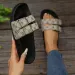 Sandals Women Wedges Summer Slides Slippers Flexible Lightweight Women's Slip Pool Leisure Luxury Shoes_vogvips.com