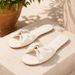French-style Bowknot Metal Buckle Sandals, New Summer Model, Comfortable Soft-soled Versatile Flat Sandals For Women_vogvips.com
