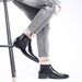Men's Classic Chelsea Boots - Retro Style Leather Ankle Boots With Anti-Slip Sole, Comfortable Pull-On Design For Casual Business Wear Non Slip Retro_vogvips.com