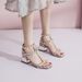 2025 Summer New Versatile Chunky Design Sense Niche Mid-Heel Open-Toe Rivet Buckle Strap High Heel Fashion Sandals For_vogvips.com