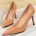 BIGTREE Shoes Glossy Patent Leather Women's Pumps Professional OL High Heels Stiletto Ladies Shoes Plus Size 43 All-match Heels_vogvips.com