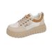 Summer Women's Mesh White Shoes, Korean Version Ins Style, Breathable Height-Increasing Sports Casual Sneakers For Femal_vogvips.com