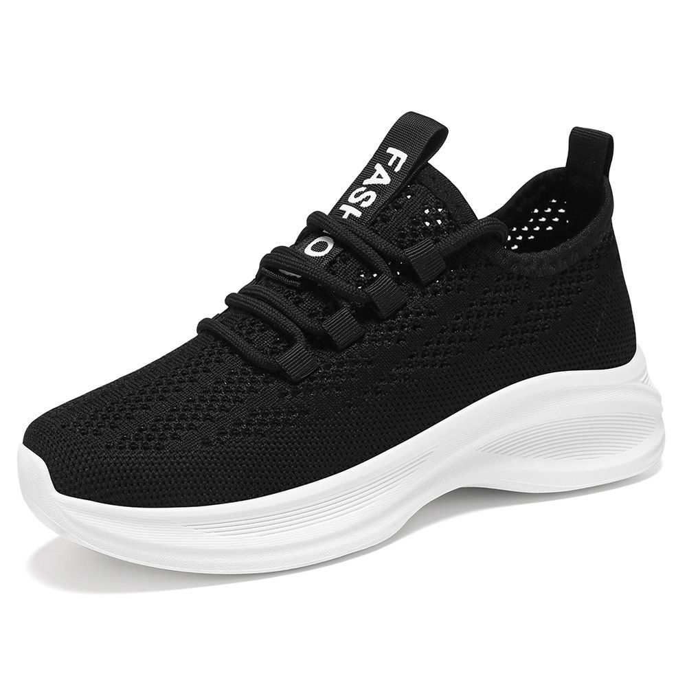 Women's Flying Woven Breathable Casual Shoes Fashion Single Shoes Women's Shoes_vogvips.com