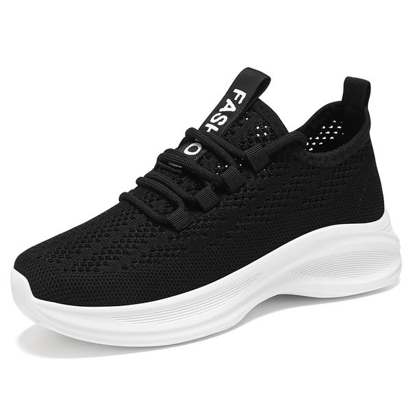 Women's Flying Woven Breathable Casual Shoes Fashion Single Shoes Women's Shoes_vogvips.com