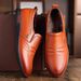 Suitable For All Seasons Autumn Winter Leather For Young Men New Hidden Height Increase Fashion Casual Business Slip-On Lazy Shoes_vogvips.com