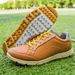 Men's Golf Shoes, Lightweight Golf Training Shoes Comfortable Spikless Walking Shoes Casual Fashion Golfers Sneakers_vogvips.com
