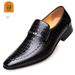 Old people's plush British pointed formal bright leather fashionable fish patterned men's shoes, 22762_vogvips.com
