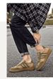 Retro Leather Striped Thick-soled Casual Sports Board Shoes, Dexun Xiaobai Breathable Black And White Men's Shoes_vogvips.com