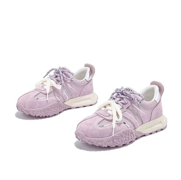 platform-soled German Training Shoes Niche Low-top Outer Wear Sports Jogging Shoes Fashion Casual Women's Shoes_vogvips.com