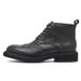 European Warm Series 2025 Autumn Winter British Business Casual Brogue Carved Martin Men Thick Sole High Top Short Boots_vogvips.com