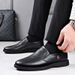 Men's Casual Loafers - Soft Sole & Upper Round Toe Slip-On Shoes For Business & Daily Wear, Light Luxury Style Slip On Shoes Single Shoes_vogvips.com