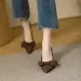 Women's Shoes Classic Design Gentle Fashionable Soft Comfortable Minimalist Vintage Style Versatile Triple Coffee Free_vogvips.com