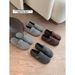 Grape Mom Same Style Two Versions ~ Warm Inner Height Increase Furry Single Shoes For Women Closed-Toe Half_vogvips.com