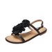Sandals Women's Summer Casual Flower Fairy Storm Bohemian Versatile Flat Bottom Beach Shoes ZD26-2_vogvips.com