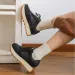 Leisure Autumn And Winter Women's Thick Soled Sports Shoes Couple's Style Dad Anti Skid Durable Casual_vogvips.com