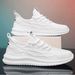 Men's Sports Summer New Breathable Fly Woven Mesh Versatile Casual Men's Outdoor Lightweight White Shoes_vogvips.com