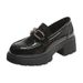 Soft Loafers For Women, Summer 2025 New Model, Versatile College Style Height-increasing Shoes, Women's Thick-soled_vogvips.com