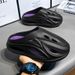 Men's Non-Slip Thick-Soled Two-Wear Toe-Cap Slippers Summer Seaside Beach Sandals_vogvips.com