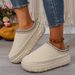 Women's Shoes Large Size Thick Soled Slippers For Women Autumn And Winter New Style Plush And Thickened Warm Slip On Cotton Slippers For Women_vogvips.com