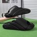 EVA Trend Can Be Worn Outdoors, Thick Soled Home Shoes Indoor Bathroom, Lightweight And Cool Slippers For Men's Summer_vogvips.com