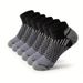 6/12/30 Pairs Men Low Cut Fashionable Versatile Odor Resistant Sweat Absorbing Comfortable Breathable Elastic Sports_vogvips.com