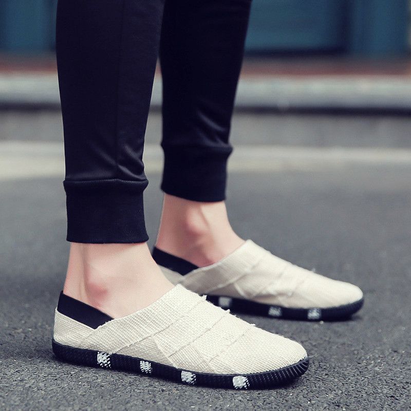 Summer New Style Breathable Loafers for Men Casual Korean Fashion Trendy Single Shoes_vogvips.com