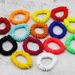 Shoelaces Round Solid Color Polyester Spring Shoelaces Stretchable Foam Shoelaces Sports Shoes DIY Decoration Rope_vogvips.com