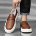 Fashion Men Shoes 2024 Classic Outdoor Skateboard Loafers Fashion Mens Sneakers High Quality Slip On Board Shoe Men Casual Shoes_vogvips.com