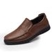 2025 Spring Autumn New Product Casual Business Top Layer Cow Leather With Feet Covering, Men's Shoes, Middle And Old Age_vogvips.com