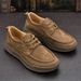 New 2026 Spring Comfortable Soft Soled Breathable Business Commuter Strap Casual Men's Leather Shoes_vogvips.com
