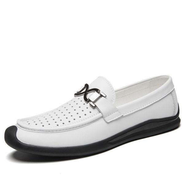 Men's Round Head Men's Casual Single Shoes Small Size Lazy Shoes Large Size Beanie Shoes Men's Shoes Punching_vogvips.com