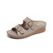 New 2026 Sandals Women's Car Line Mother Shoes Large Size Sandals Wedge Slippers 3012-7_vogvips.com
