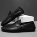 New Summer Slip On Flat Genuine Leather Men' Loafer Fahion Caual Man Light Antikid Driving Shoe Handmade_vogvips.com