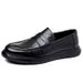 Suitable For All Seasons Casual For Men Spring Live British Business Formal Hand-Scraped Soft Sole Slip-On Men's Leather Shoes_vogvips.com